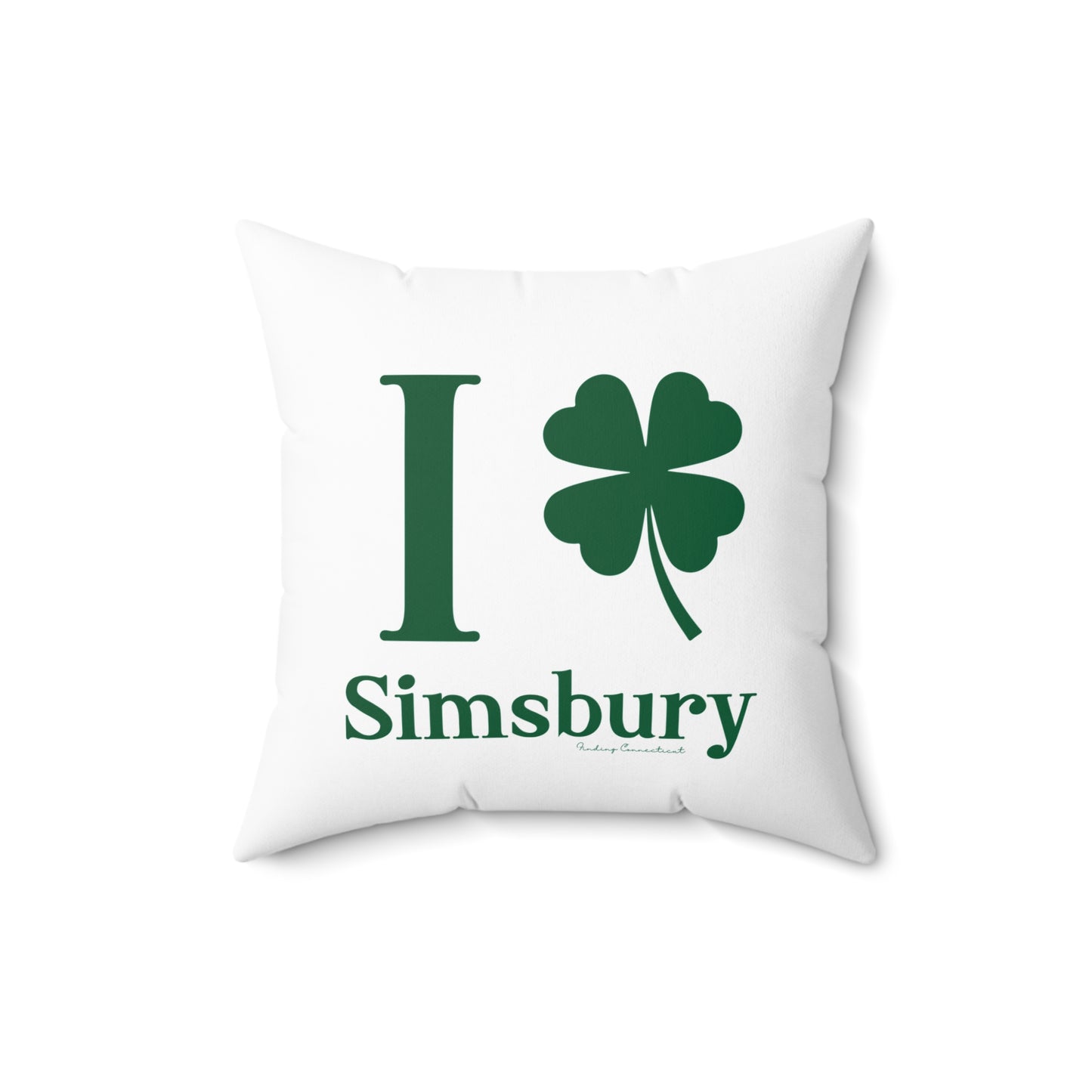 I Clover Simsbury Spun Polyester Square Pillow