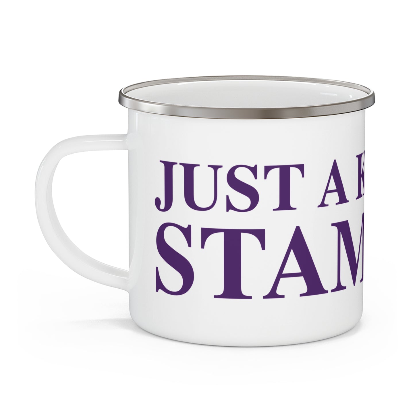 Just a kid from Stamford Enamel Camping Mug