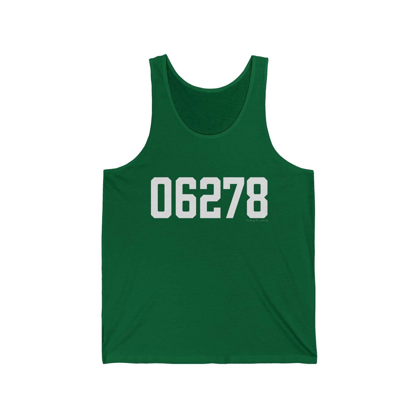 06278 Ashford CT Zip Code Unisex Jersey Tank Top