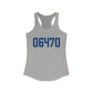 06470 Newtown Connecticut Zip Code Women's Ideal Racerback Tank Top