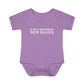 Just a kid from New Haven Infant Baby Rib Bodysuit