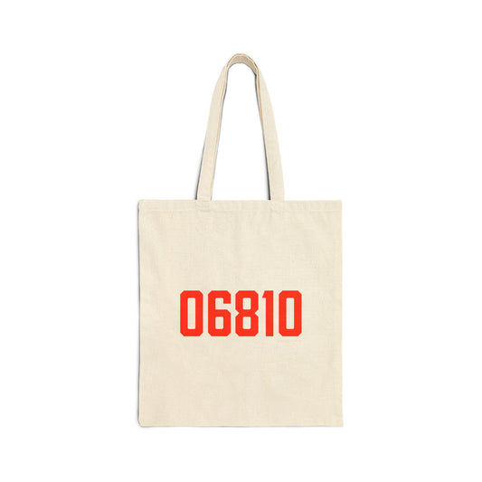 06810 Danbury Connecticut Zip Code Cotton Canvas Tote Bag