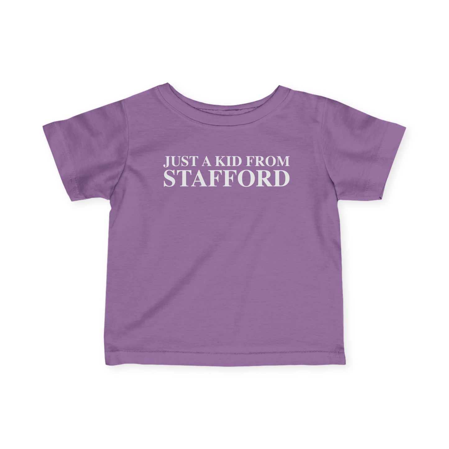 Just a kid from Stafford Infant Fine Jersey T-Shirt