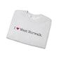 I Heart West Norwalk. Unisex Heavy Blend™ Crewneck Sweatshirt