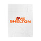 Love Shelton Velveteen Plush Blanket