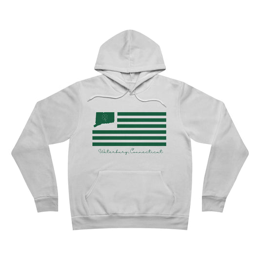 Waterbury Connecticut St Patrick’s Day Flag Unisex Sponge Fleece Pullover Hoodie