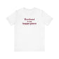 Hartland is My Happy Place Unisex Jersey Short Sleeve T-Shirt