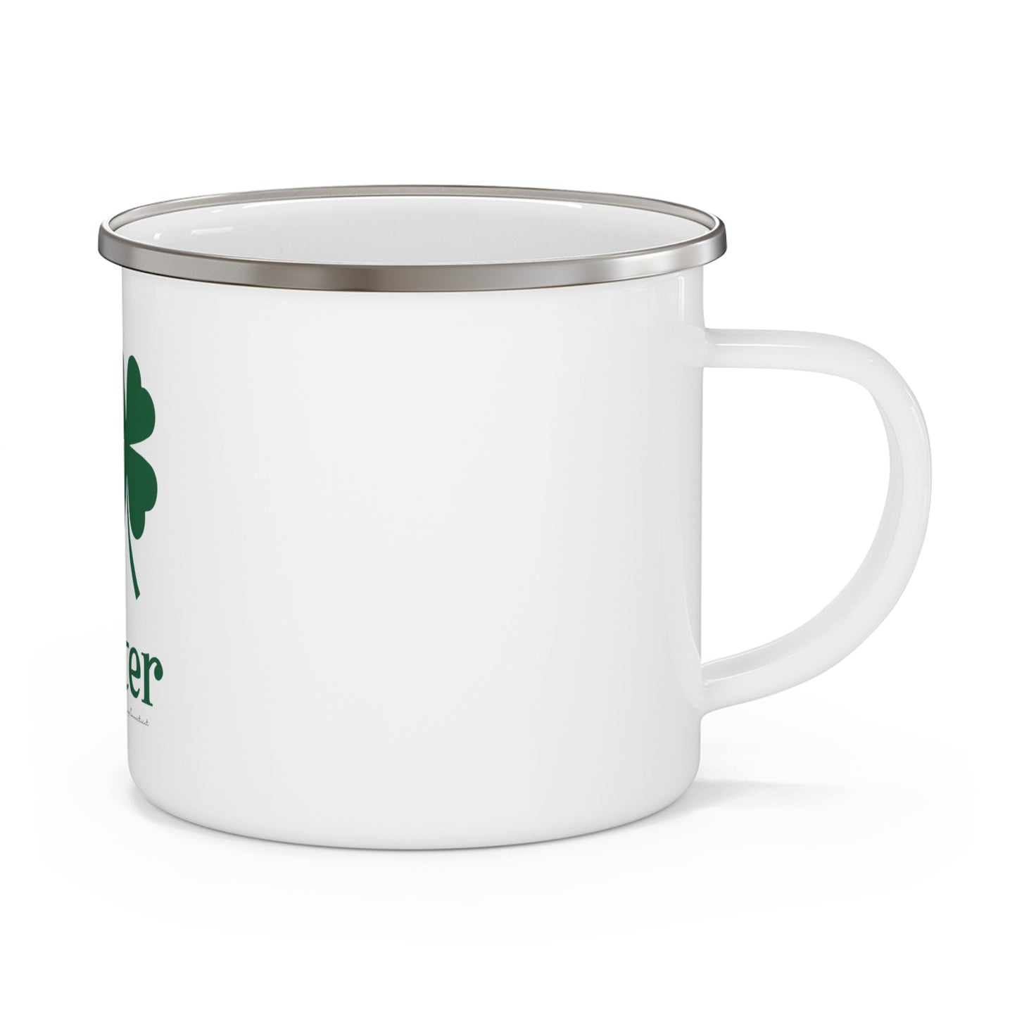 I Clover Chester Enamel Camping Mug