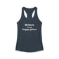 Hebron is My Happy Place Women's Ideal Racerback Tank Top