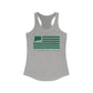 New Hartford  Connecticut St. Patrick’s Day Flag Women's Ideal Racerback Tank Top