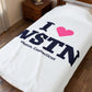 I Heart WSTN Velveteen Plush Blanket