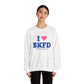 I Heart BKFD Unisex Heavy Blend™ Crewneck Sweatshirt