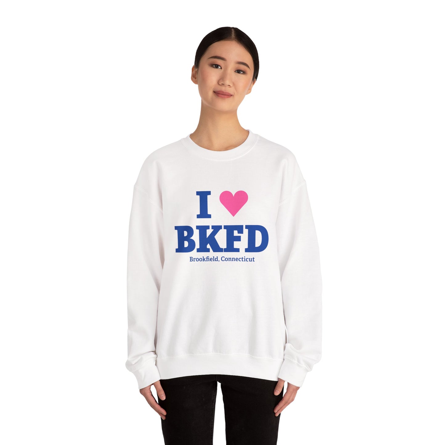 I Heart BKFD Unisex Heavy Blend™ Crewneck Sweatshirt