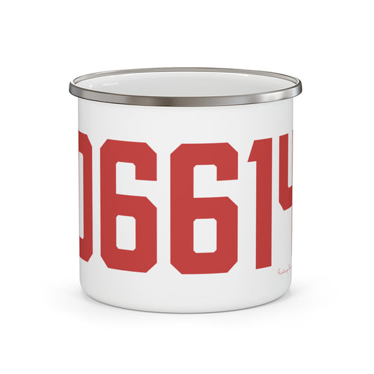 06614 - Stratford Connecticut Zip Code Enamel Camping Mug