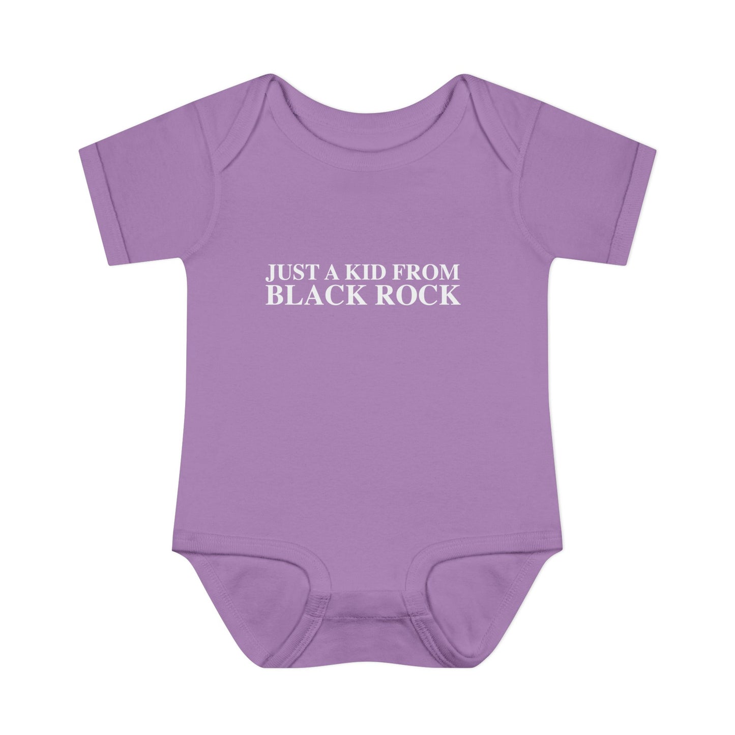 Just a kid from Black Rock Infant Baby Rib Bodysuit