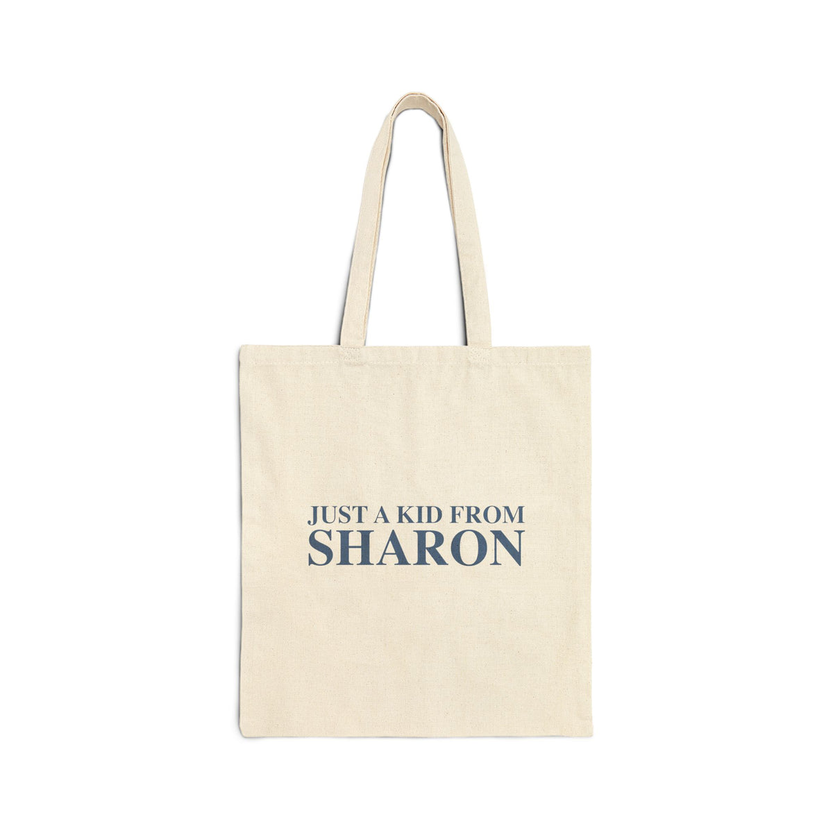 Just a kid from Sharon Cotton Canvas Tote Bag