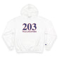 203 Wallingford Red White & Blue Champion Hoodie