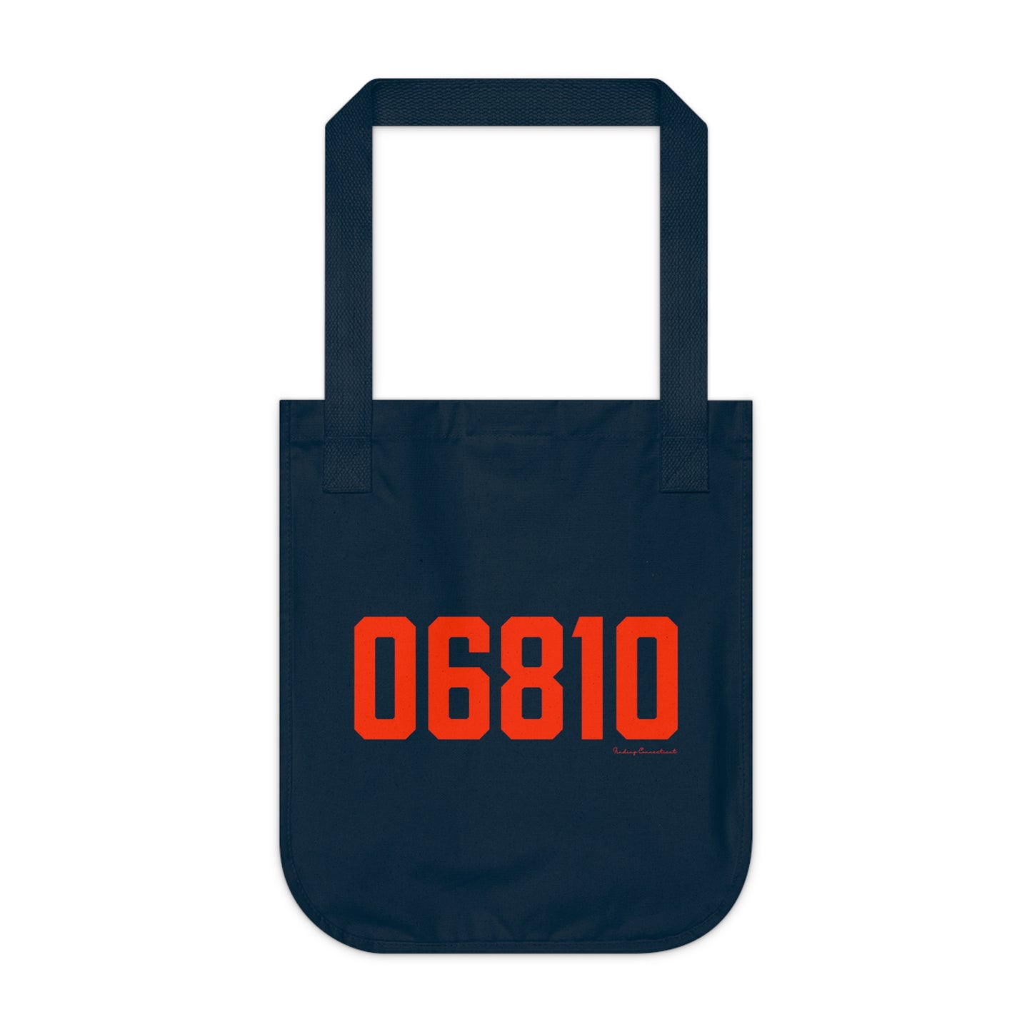06810 Danbury Connecticut Zip Code Organic Canvas Tote Bag