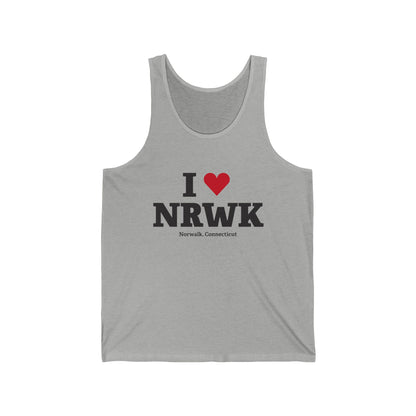 I Heart NRWK Unisex Jersey Tank Top