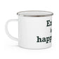 Enfield is My Happy Place Enamel Camping Mug