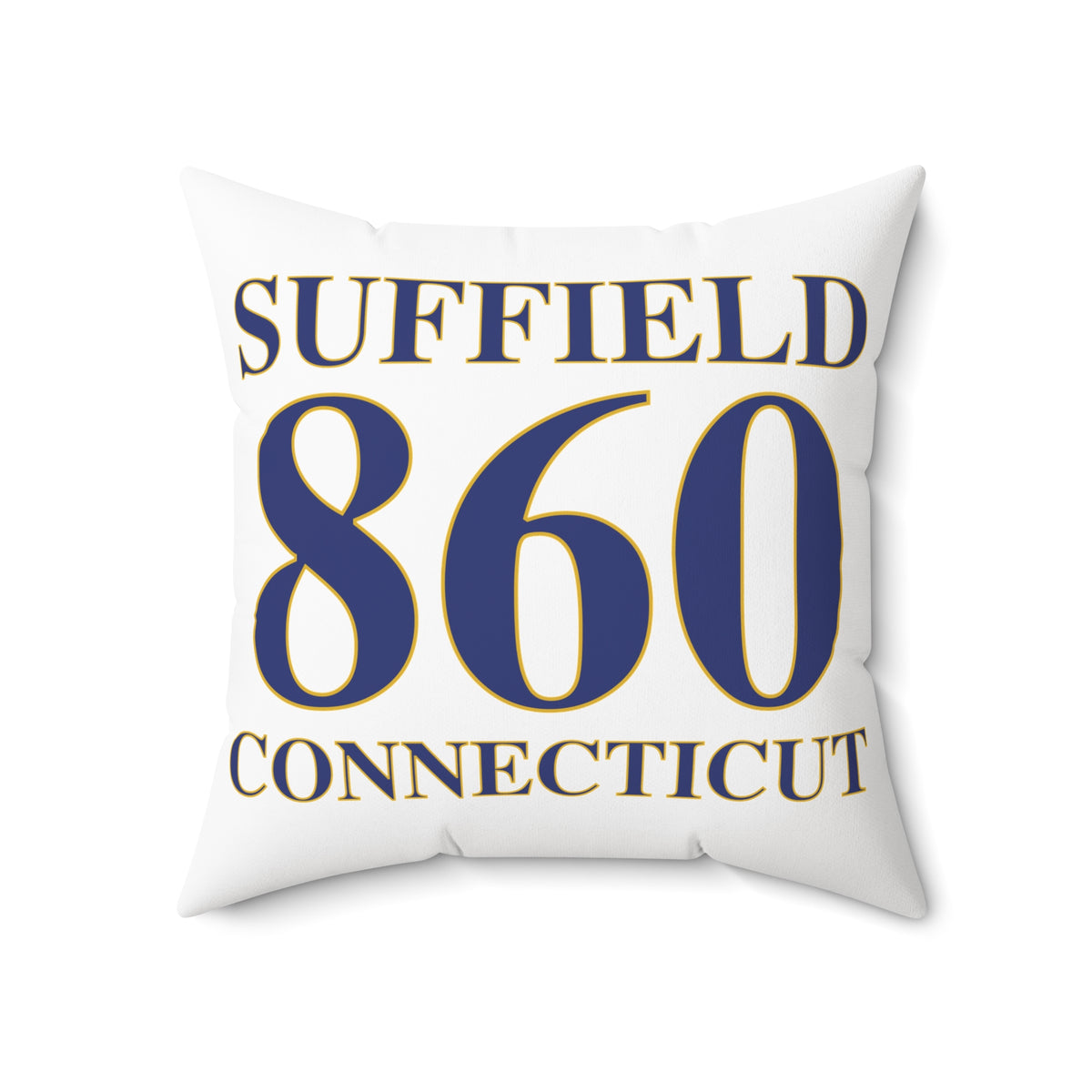 Suffield 860 Connecticut Polyester Square Pillow