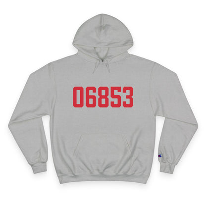06853 Norwalk Connecticut Zip Code Champion Hoodie Sweatshirt