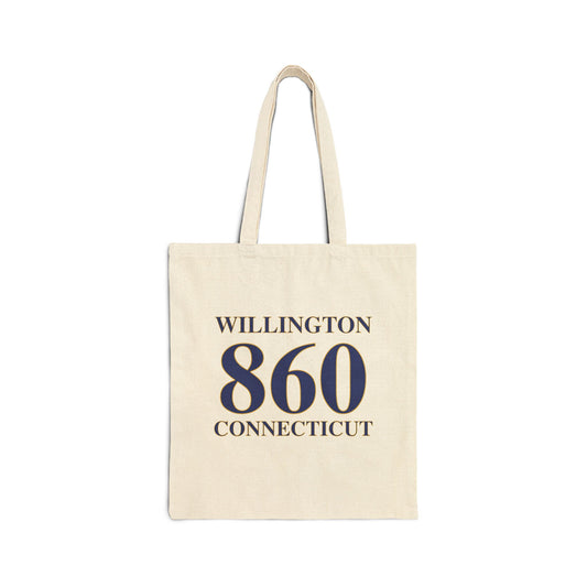 Willington 860 Connecticut Cotton Canvas Tote Bag