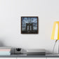 In the middle of the bridge Gallery Canvas Wraps, Square Frame