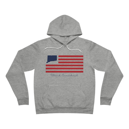 Tolland Connecticut Flag Unisex Sponge Fleece Pullover Hoodie