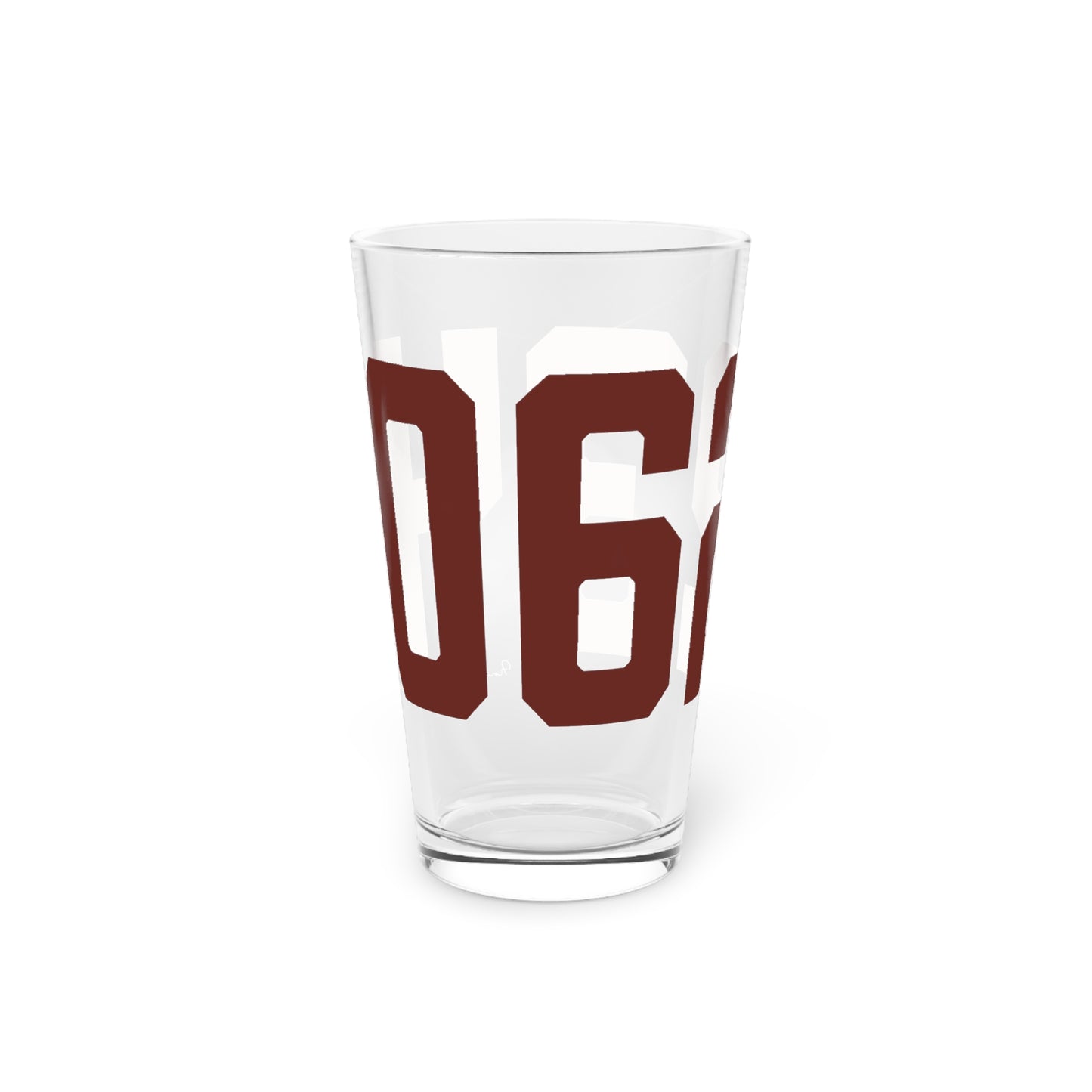 06234 Brooklyn Connecticut Zip Code Pint Glass, 16oz