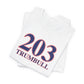 203 Trumbull Red White & Blue Unisex Jersey Short Sleeve T-Shirt