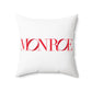 41 Tilt Monroe Spun Polyester Square Pillow