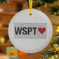 Westport Love Glass Ornaments