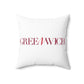 41 Tilt Greenwich Spun Polyester Square Pillow