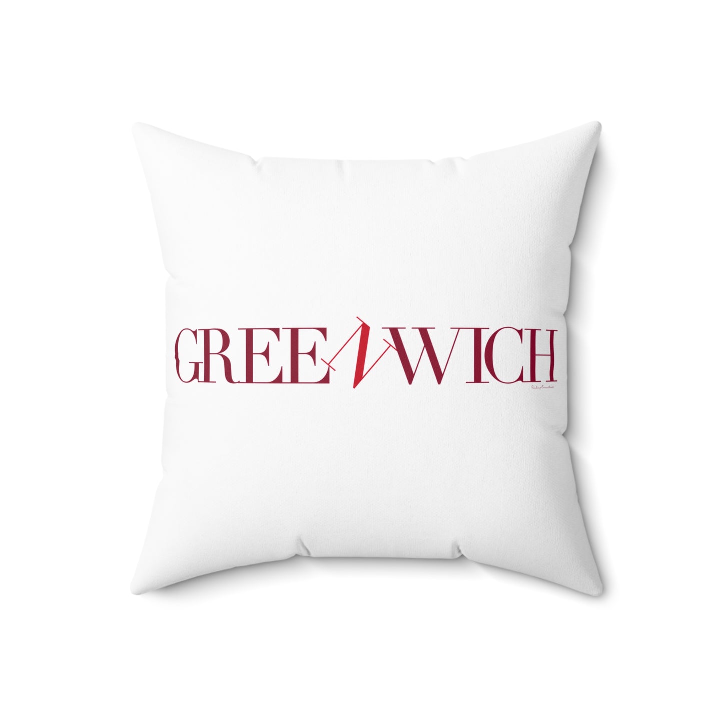 41 Tilt Greenwich Spun Polyester Square Pillow