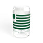 Danbury Connecticut St Patrick’s Day Flag Sipper Glass, 16oz