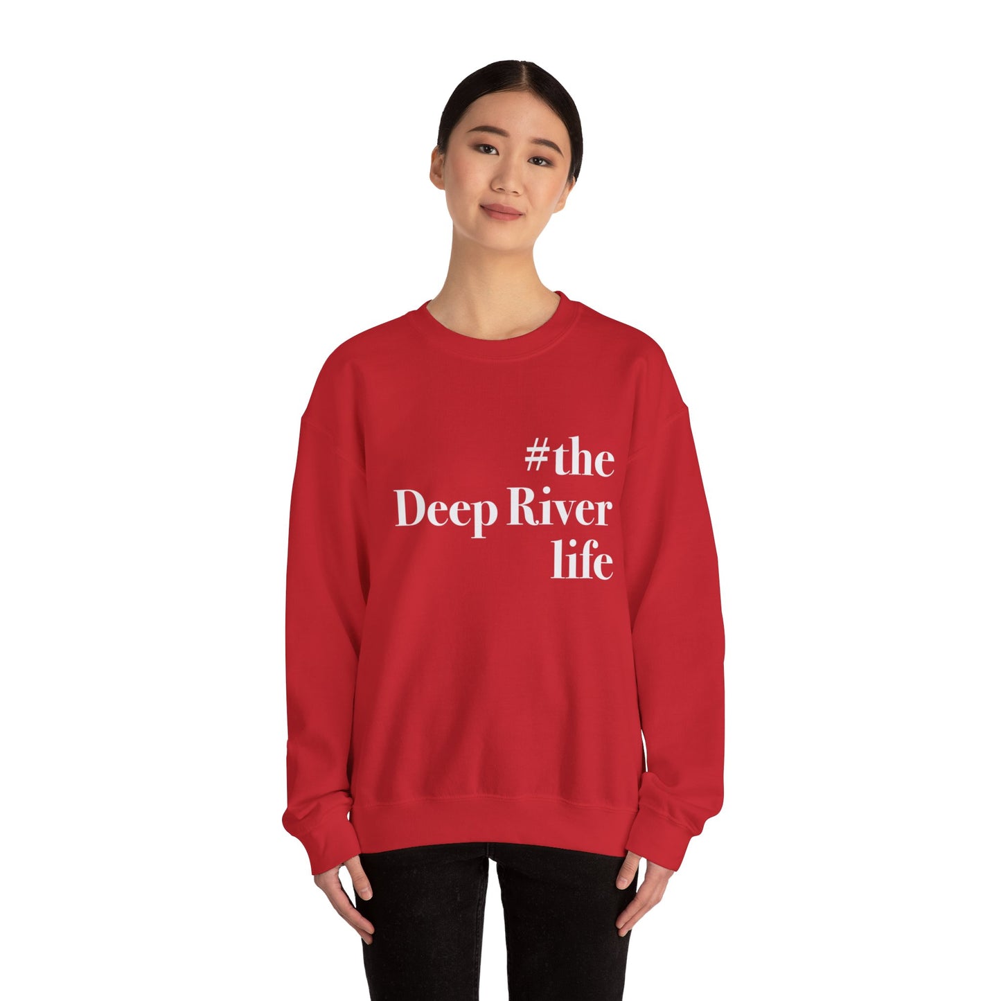 #thedeepriverlife Unisex Heavy Blend™ Crewneck Sweatshirt