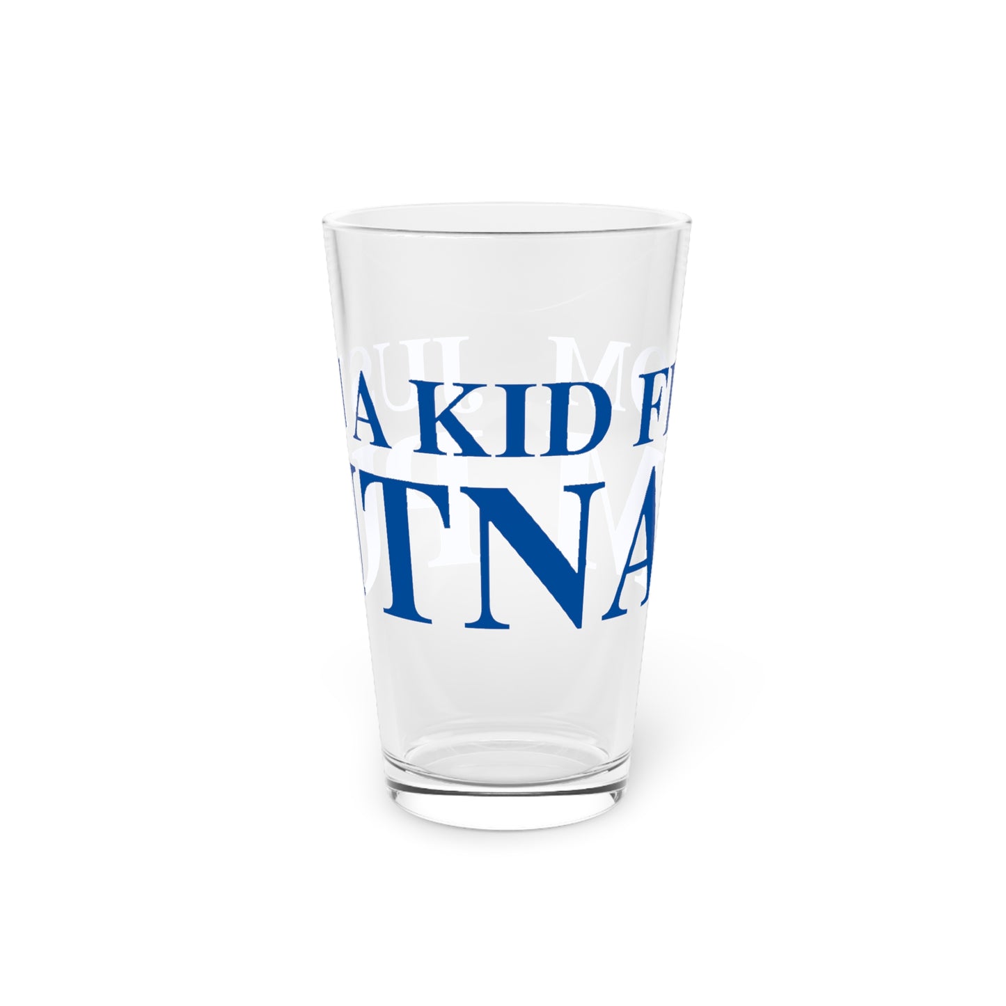 Just a kid from Putnam Pint Glass, 16oz