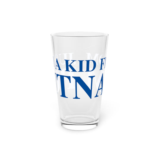 Just a kid from Putnam Pint Glass, 16oz