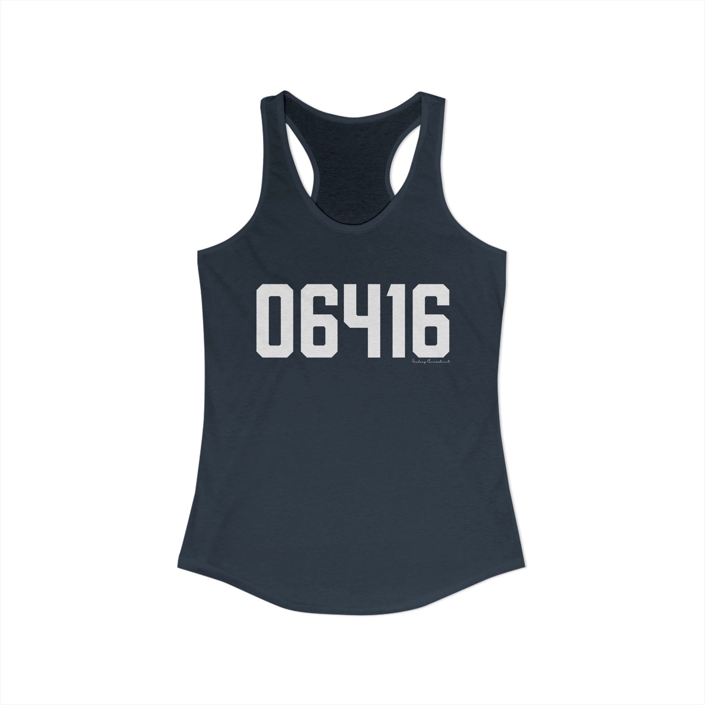 06416 Cromwell CT Zip Code Women's Ideal Racerback Tank Top
