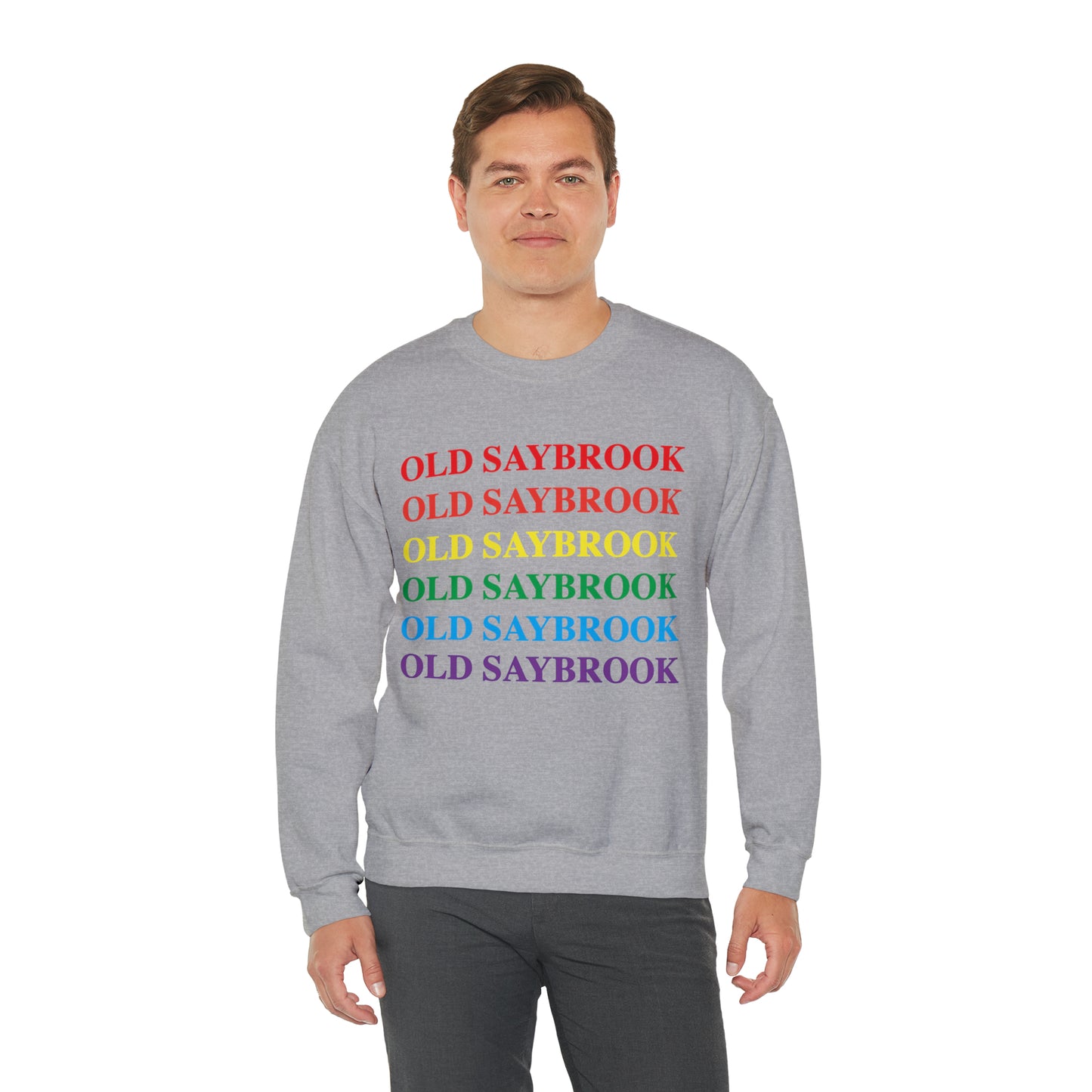 Old Saybrook Pride Unisex Heavy Blend™ Crewneck Sweatshirt