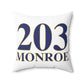 203 Monroe Spun Polyester Square Pillow