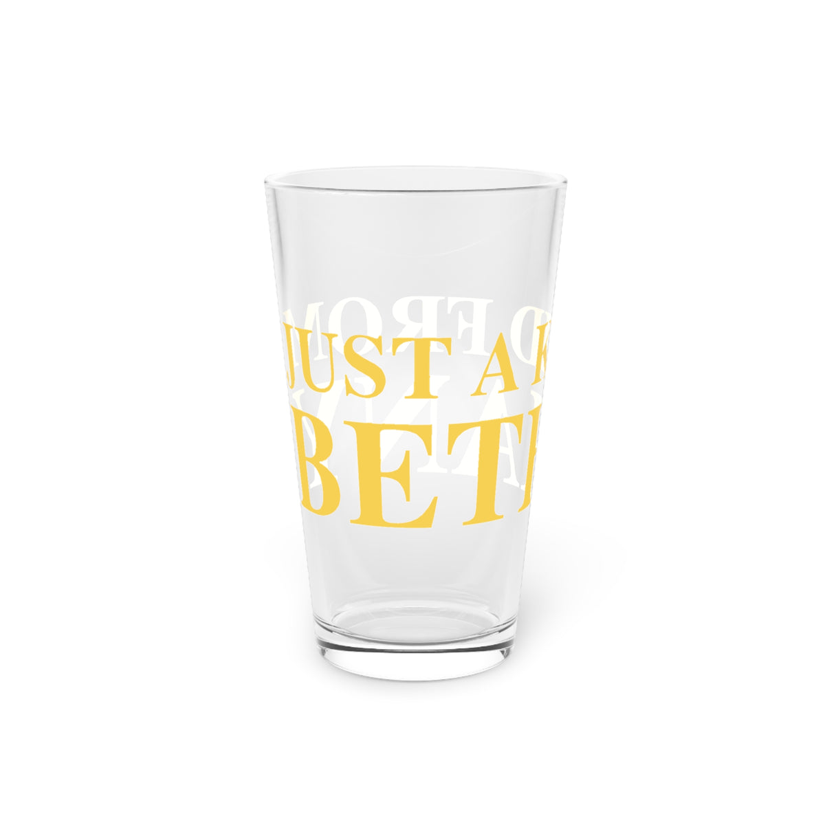 Just a kid from Bethany Pint Glass, 16oz