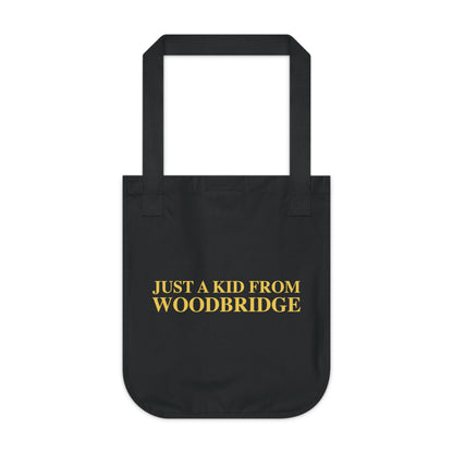 Just a kid from Woodbridge Organic Canvas Tote Bag