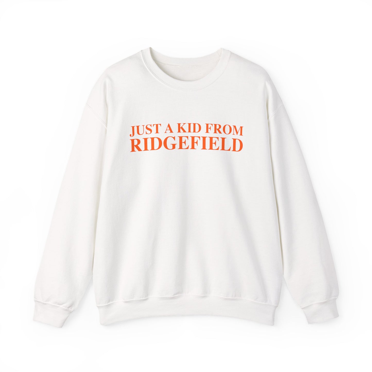Just a kid from Ridgefield  Unisex Heavy Blend™ Crewneck Sweatshirt