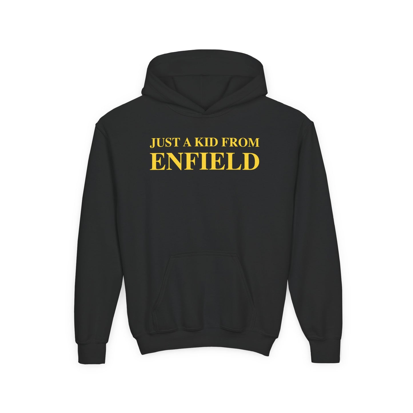 Just a kid from Enfield Youth Heavy Blend Hooded Sweatshirt