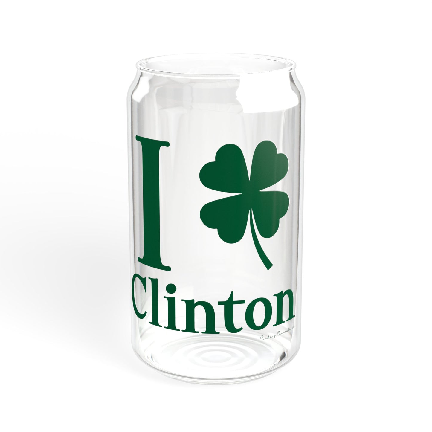 I Clover Clinton Sipper Glass, 16oz
