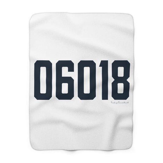 06018 Canaan Connecticut Zip Code Sherpa Fleece Blanket