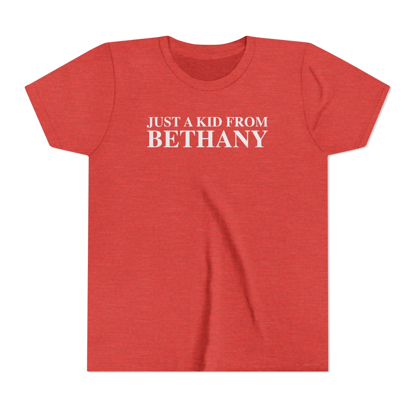Just a kid from Bethany Youth Short Sleeve T-Shirt