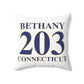 Bethany 203 Connecticut Polyester Square Pillow